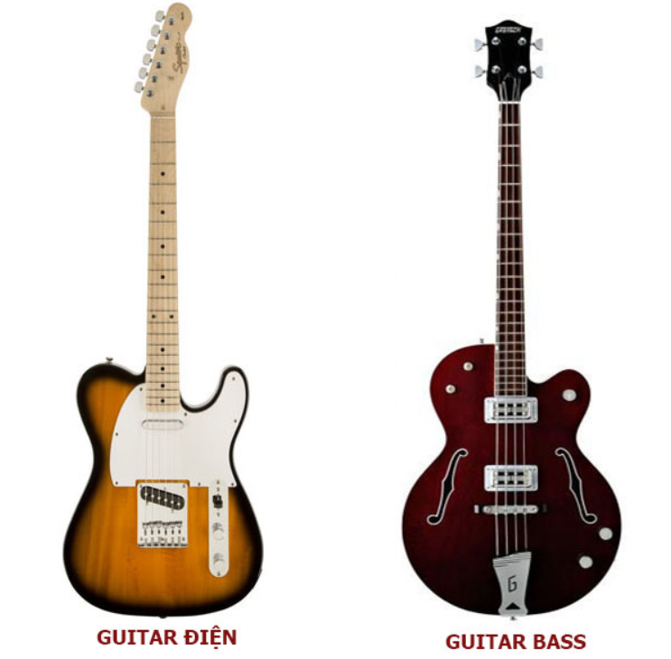 Guitar bass và guitar điện